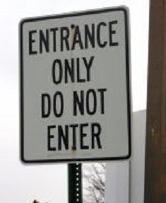 Dumb Warning Entrance 